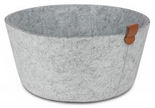Úložný košík LifeStyle 24 cm, svetlo šedý