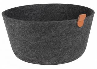 Úložný košík LifeStyle 24 cm, tmavo šedý