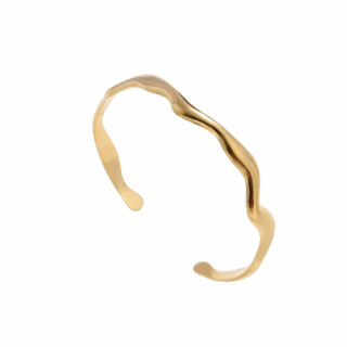 Cuff náramok WAVY Farba: zlatá