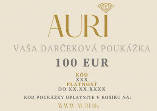DARČEKOVÁ POUKÁŽKA Hodnota: 100 €