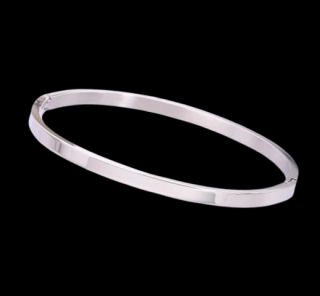 Pozlátený cuff náramok NEO Farba: strieborná