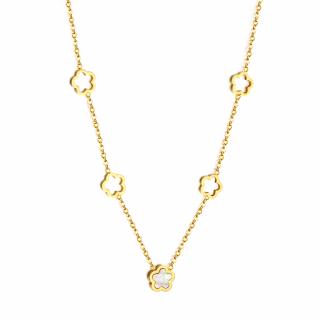 Pozlátený náhrdelník PEONY GOLD