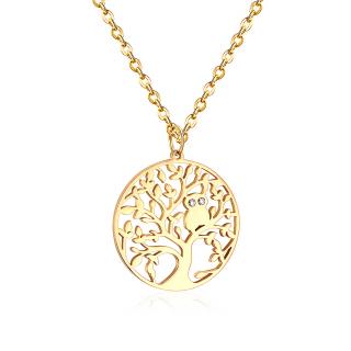 Pozlátený náhrdelník TREE OF LIFE III