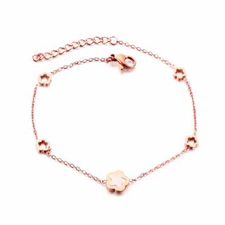 Pozlátený náramok PEONY ROSE GOLD
