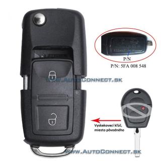 Nový vyskakovací kĺúč Fabia / Polo / Ibiza (5FA008548)
