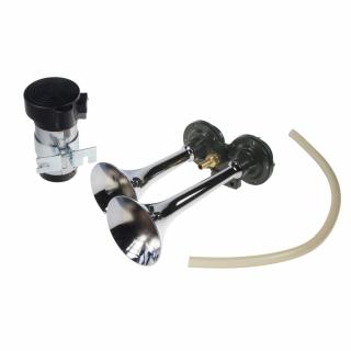 2-tónová fanfára 225/290 mm, 12V stály tón s kompresorom