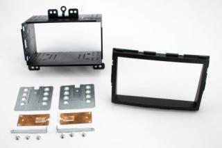 2DIN redukcia pre Hyundai i20 2009 - 2012 čierny, vozidlá bez OEM rádia