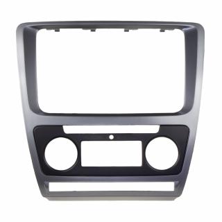 2DIN redukcia pre Škoda Octavia 2009-2013 s Clima šedý