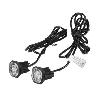 2x PROFI výstražné LED svetlo vonkajšie modré, 12-24V, ECE R65