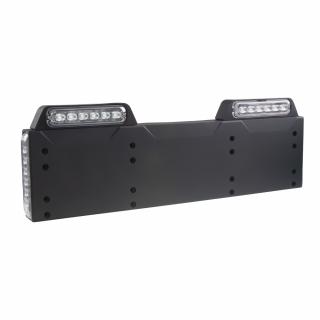 4x PREDATOR 6x4W LED pod ŠPZ, 12-24V, modrý, ECE R65