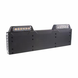 4x PREDATOR 6x4W LED pod ŠPZ, 12-24V, oranžový, ECE R65