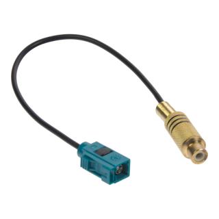 Adaptér FAKRA samica/RCA samica, 25 cm