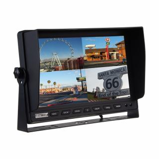 AHD monitor 10,1" s kvadrátorom a so 4x4PIN vstupmi