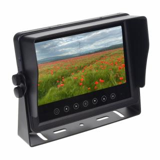 AHD monitor 7" prachotesný/vodeodolný/nárazu odolný, 3x4PIN vstup