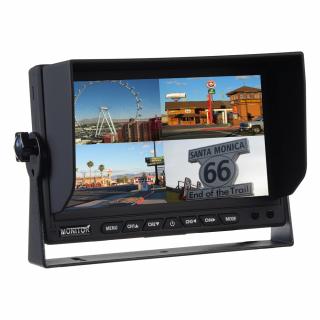 AHD monitor 7" s kvadrátorom a so 4x4PIN vstupmi