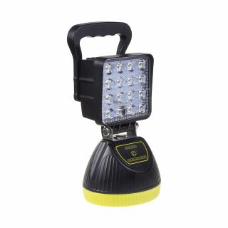 AKU LED svetlo s magnetom, 16x3W, powerbanka
