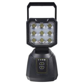 AKU LED svetlo s magnetom, powerbanka, 9x3W, 263x110mm