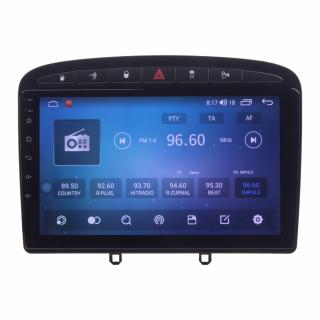 Autorádio pre Peugeot 308, 408 s 9" LCD, Android, WI-FI, GPS, CarPlay, Bluetooth, 4G, 2x USB