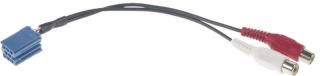 AUX vstup Blaupunkt - 2xCINCH samica/MINI ISO