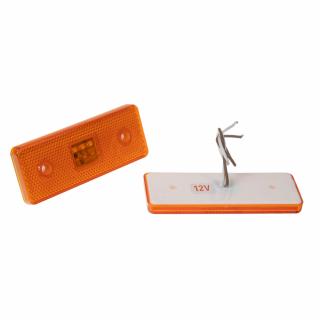 Bočné obrysové svetlo LED, oranžové 12V