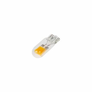 COB LED T10 teplá biela, 12V, celosklo
