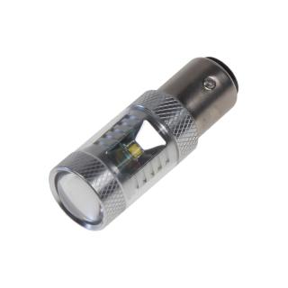CREE LED BAY15D 12-24V, 30W (6x5W) biela