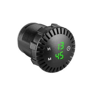 Digitálne LED hodiny 12-24V, zelené
