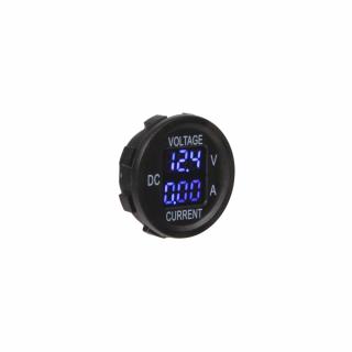 Digitálny ampérmeter a voltmeter 5-48V modrý