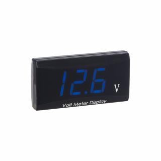 Digitálny voltmeter 12V, modrý