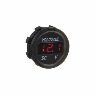 Digitálny voltmeter 5-48V červený