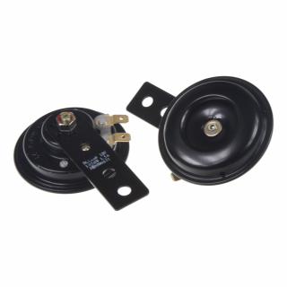 Diskový klaksón (vysoký a nízky tón), priemer 65mm, 12V