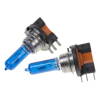 Halogén. žiarovka 12V s päticou H15, Blue white 4300K