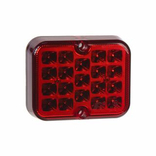 Hmlové svetlo zadné 19LED červená 12V