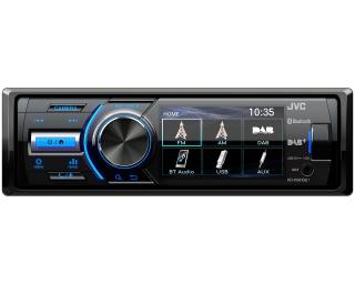 JVC 1DIN DAB / FM autorádio/3" displej/USB/AUX/Bluetooth/vstup pre park.kameru