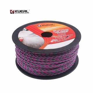 Kábel krútený 2x1 mm, fialová, 100 m bal