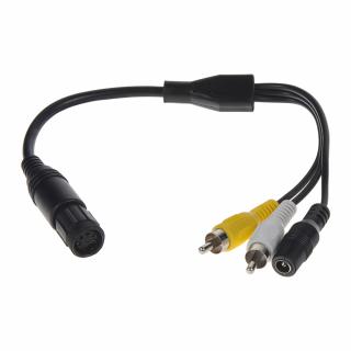 Kábel video 6pin WAECO samica/RCA samec