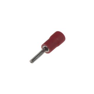 Káblový kolík 1,9 mm červený, 100 ks