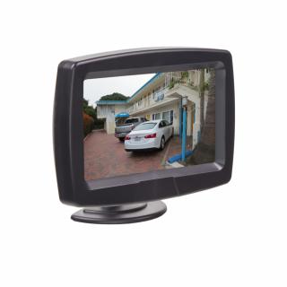 LCD monitor 4,3" čierny na palubnú dosku / držiak s prísavkou