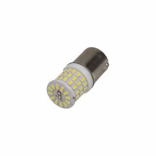 LED BA15S biela, 12/24V, 57LED/3014SMD