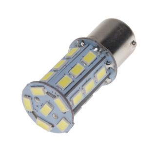 LED BA15s biela, 12V, 27LED/3SMD