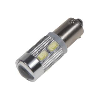 LED BAX9s biela, 12-24V, 10LED/5730SMD