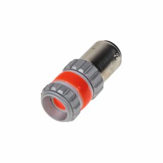 LED BAY15d červená, dvojvlákno, COB 360⁰, 9-60V, 12W
