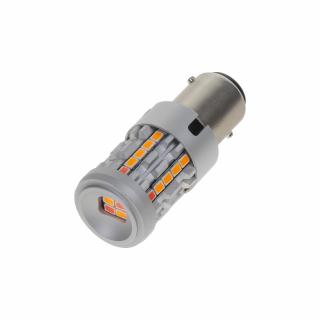 LED BAY15D oranžová/červená, 12/24V, CAN-Bus, 26LED SMD