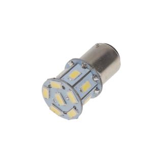 LED BAZ15d (dvojvlákno) biela, 12V, 13LED/3SMD