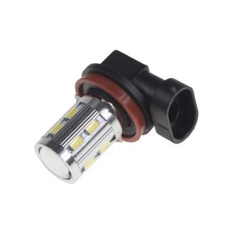 LED H11 biela 10-30V, 12SMD 5630 + 3W
