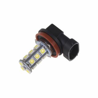 LED H11 biela, 12V, 18LED/3SMD