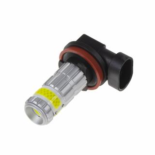 LED H11 biela, COB 360⁰, 9-60V, 15W