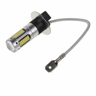 LED H3 biela, 12-24V, 30LED/4014SMD