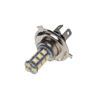 LED H4 biela, 12V, 18LED/3SMD