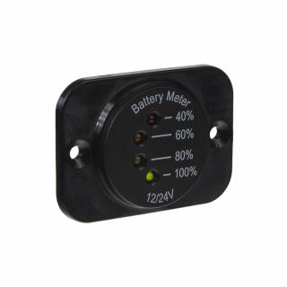LED indikátor batérie 12-24V vrátane panelu